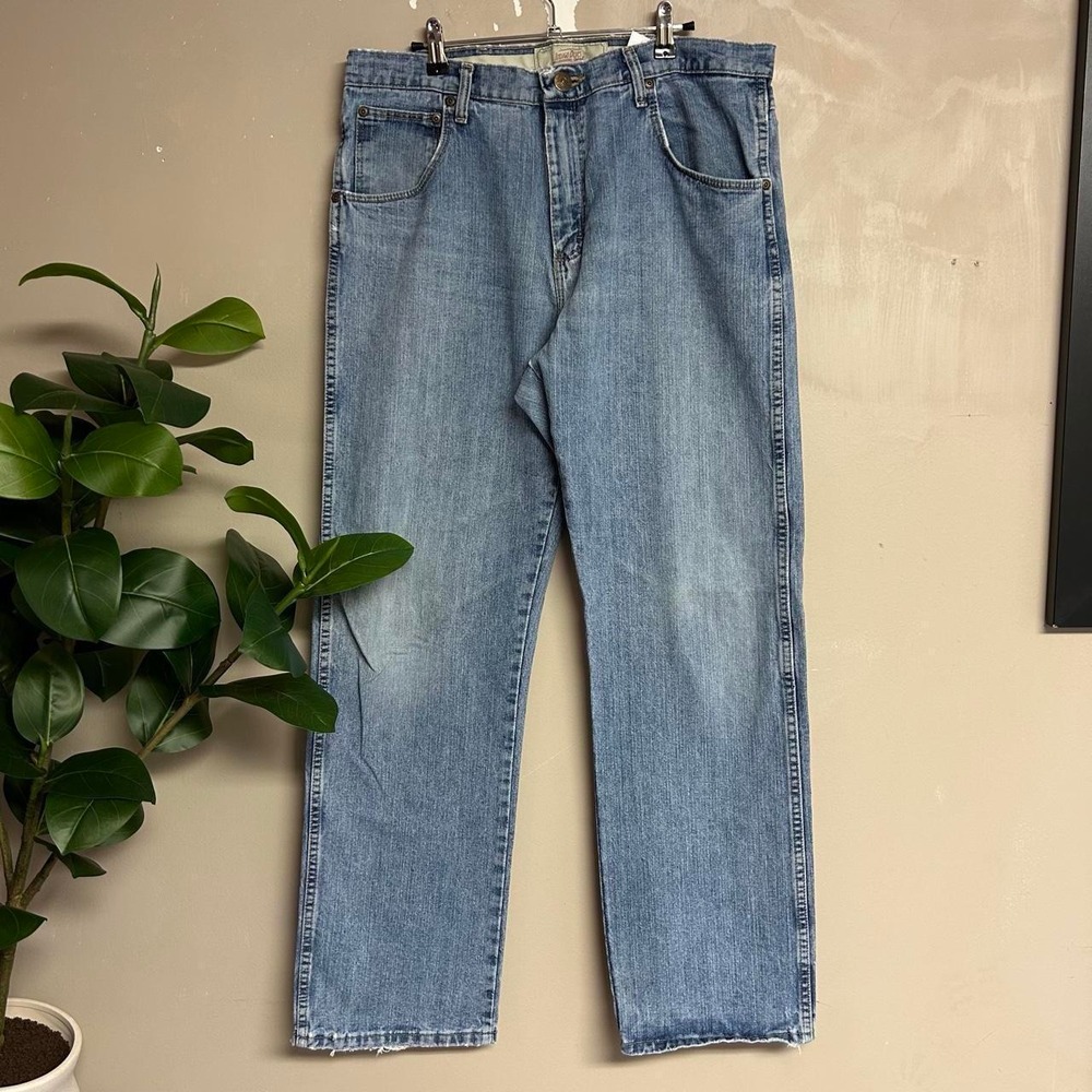 Y2K 2000s Indigo Blues Light Wash Baggy Jeans